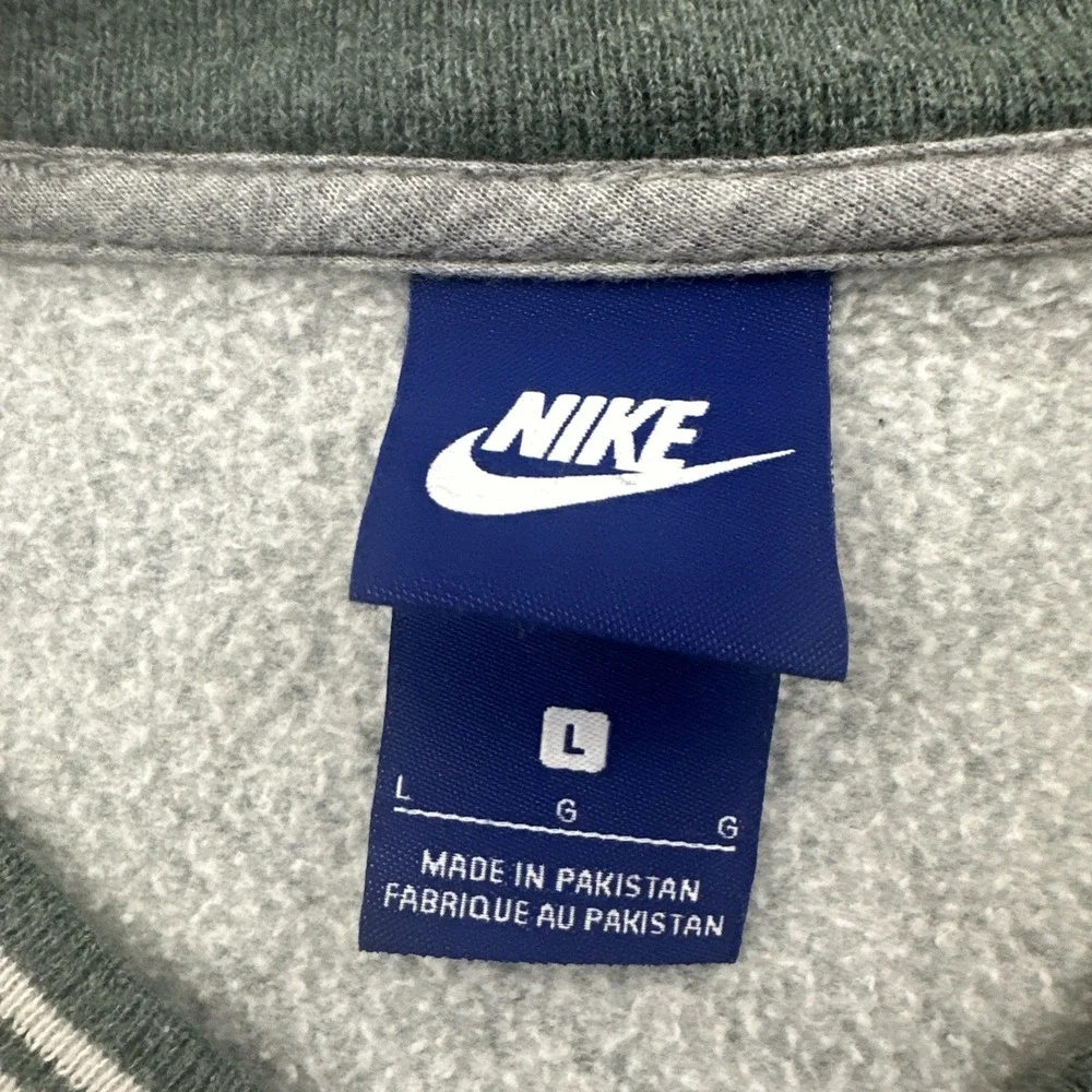 Nike Sportswear Fleece Bomber Jacket Sage Green Athletic Athleisure Women Large
